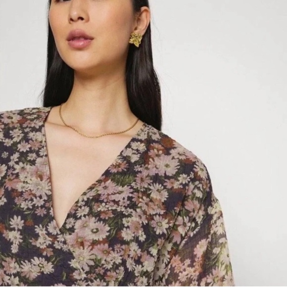 Madewell Multicolored V-Neck Sundress for Cocktail Events - Picture 4 of 9